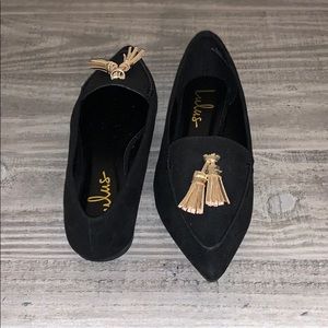 Lulus NWOT black flats